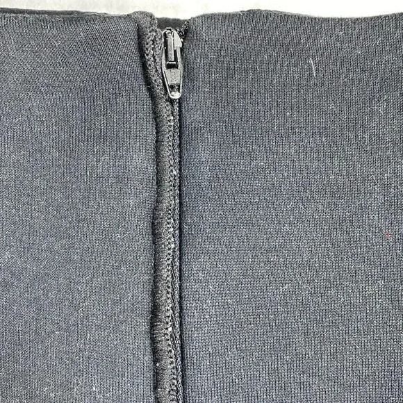 Piazza Sempione Made in Italy Black Knit Mini Skirt, Size 42/US 6. - Picture 4 of 9